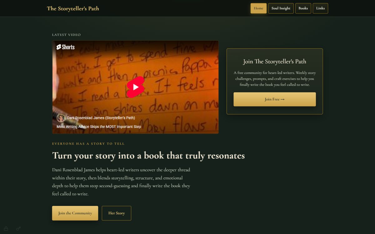 Screenshot of Storyteller's Path